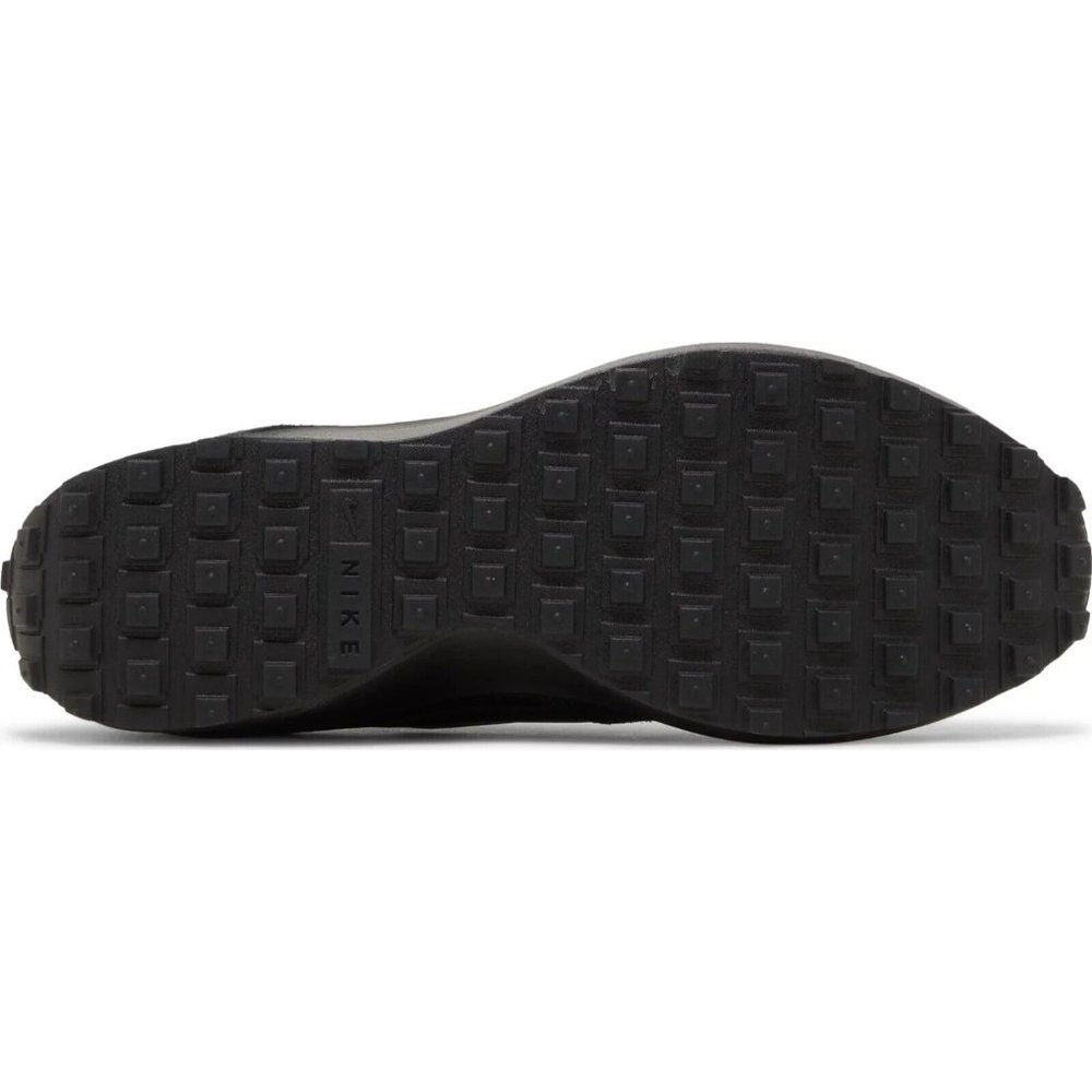 Nike Waffle Debut Men's Triple Black DH9522-002 Lace Up Athletic Sneakers Shoes - Picture 4 of 8